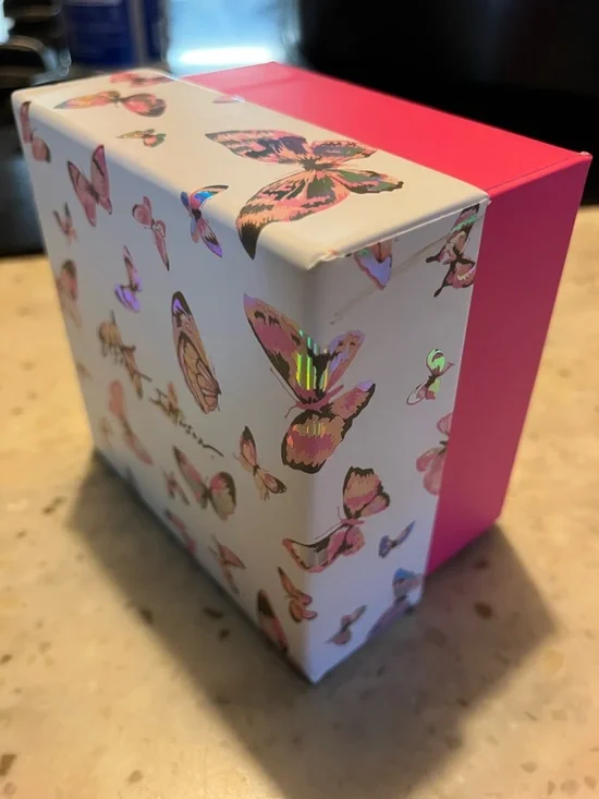 🍓Betsey Johnson 2 pairs earrings gingham hearts strwbry hoops NWT - Picture 7 of 9